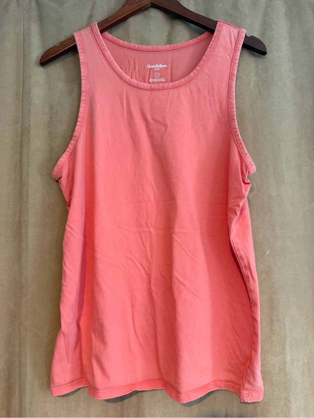 Goodfellow & Co Coral-Pink Sleeveless Tank Top